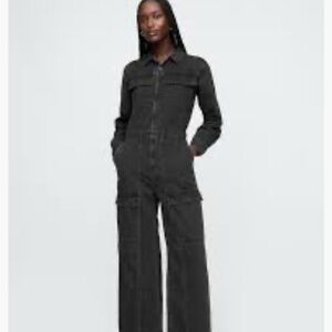 Universal Thread Black Denim Jumpsuit 🎯